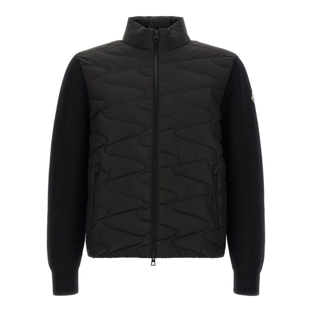 Moncler Black Polyamide Men's Cardigan
